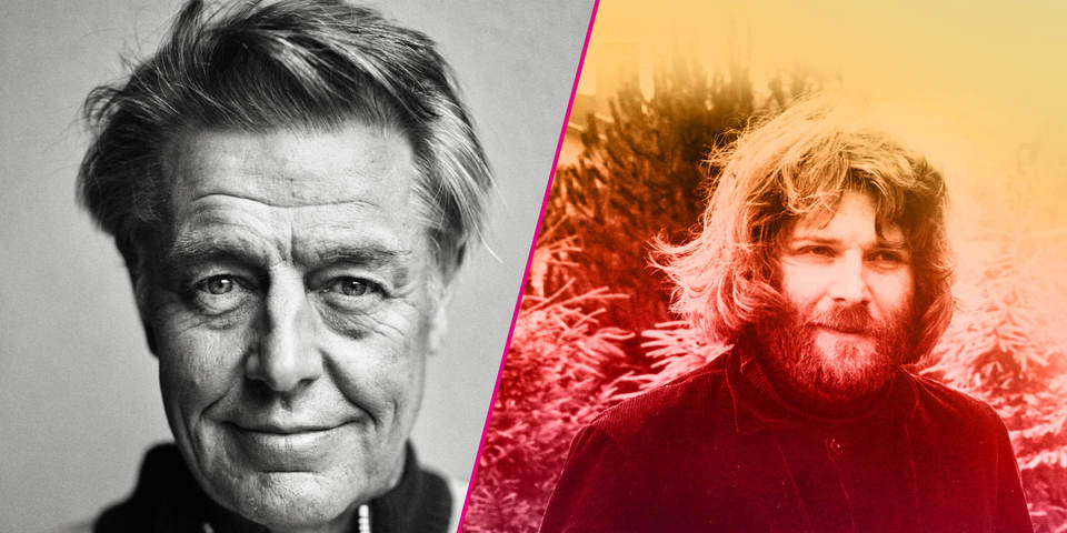 Links een foto van Guillaume Van der Stighelen. Rechts een foto van Wannes Van de Velde